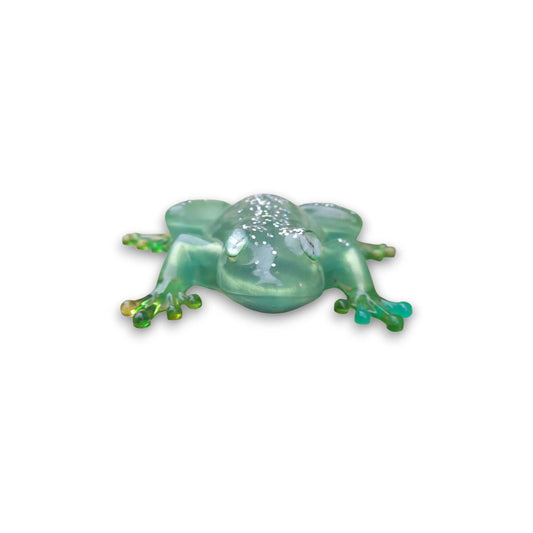 Figurine Grenouille en Résine Époxy Pailletée Epo'spes