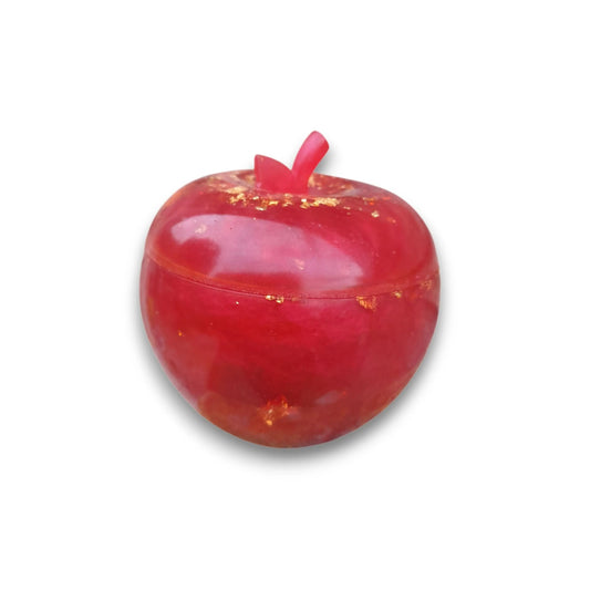 Boite pomme en résine époxy Epo'spes