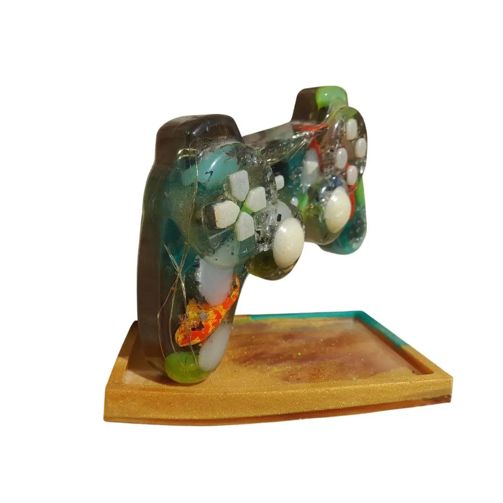 Veilleuse led phosphorescente Manette de jeux décors carpe Epo'spes