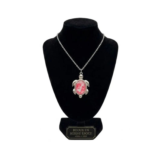 Collier avec son pendentif tortue de mer Epo'spes
