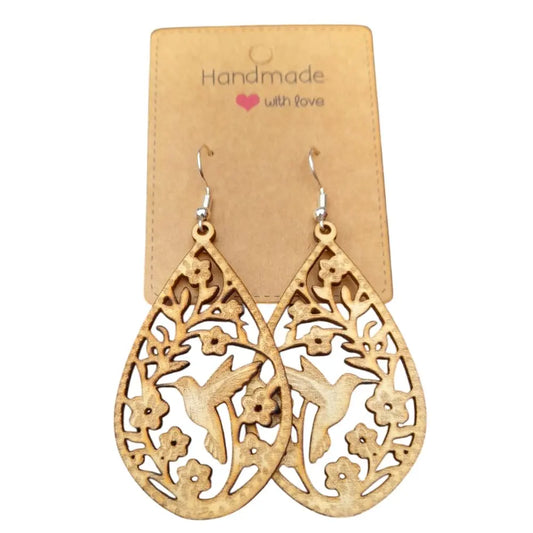 Boucles d'oreille colibri Epo'spes