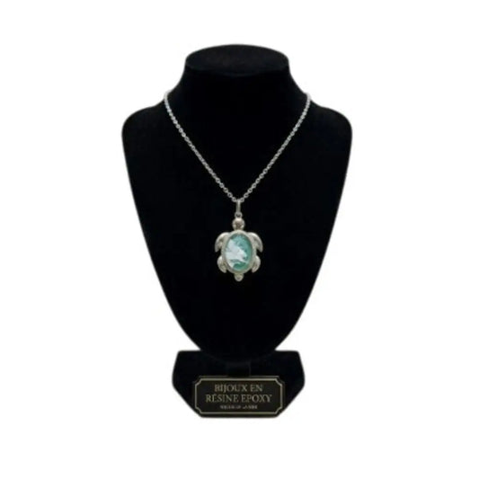 Collier avec son pendentif tortue de mer Epo'spes