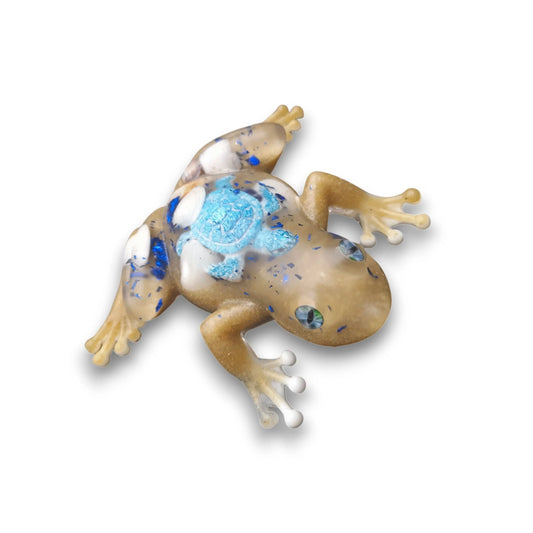 Grenouille plage en resine epoxy Epo'spes